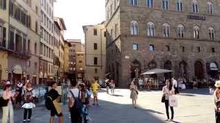 Firenze   Piazza della Signoria - 19.07.2014. - video [HD]