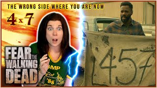 FEAR THE WALKING DEAD 4x7 REACTION!! 💀"The Wrong Side Where You Are Now"🛑