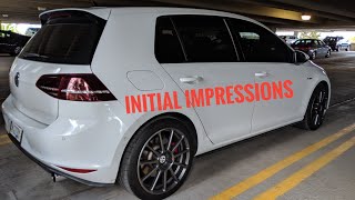 Initial Ownership Thoughts and Impressions MK7 Volkswagen Golf GTI | Review