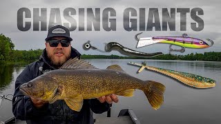 Crazy day catching HUGE walleye! (exploring new lakes)