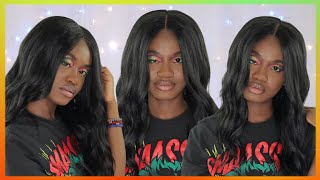 Bobbi Boss 3.5" Deep Part Natural Lace Front Wig Jules |Soft Blowout Texture || Love Your Crownz