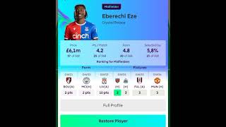 SAKA NEBO EZE? FANTASY PREMIER LEAGUE 2023/24