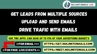 Get leads from multiple sources upload and send emails