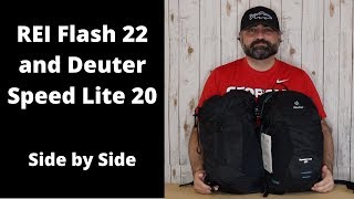 REI Flash 22 and Deuter Speed Lite 20