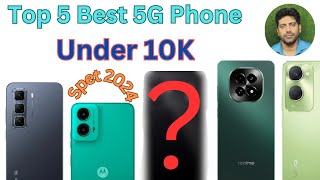 Top 5 5G Phone under ₹10000 🔥 September 2024