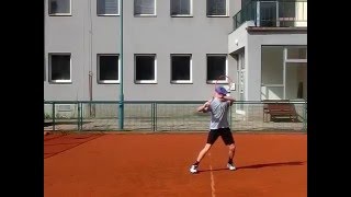 Adam Jurajda, forehand and backhand side view, 240 fps