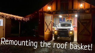 DIY roof basket mounts for OEM 4Runner rails - Christmas Tree Hunting Part 1