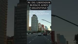 Av. del Libertador - BUENOS AIRES - ARGENTINA #badriveseries #travel #ciudaddebuenosaires