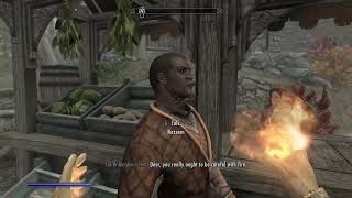 Sorry Grandma I had to - Skyrim killing Nazeem