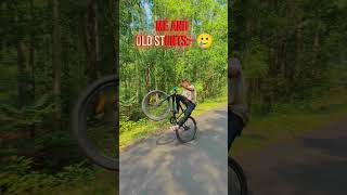 My old mtb stunts 😳🔥 | Saport Real Talent ✅ #stunt #mtb #challenge #shorts #cycling #talent