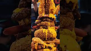 LARGEST BURGER IN THE WORLD 🔥🔥🔥 #food #fastfood #burger #shorts