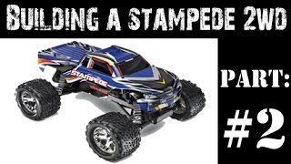 Building a Stampede 2wd Part 2 [Servo, Mounting Plate]