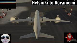 PMDG 777 Helsinki to Rovaniemi