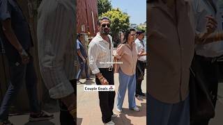 #SunielShetty and his wife #ManaShetty were snapped together today! 👩🏻‍❤️‍👨🏻❤️ #shortsvideo