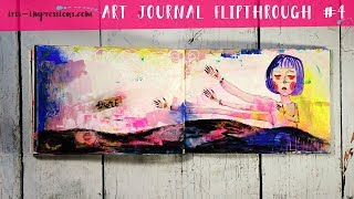 ART JOURNAL FLIPTHROUGH - roberson A5 journal 2016-2018