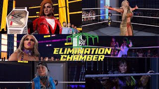 WWE2K23 ELIMINATION CHAMBER PPV ELIMINATION CHAMBER MATCH WWE WOMEN'S CHAMPIONSHIP