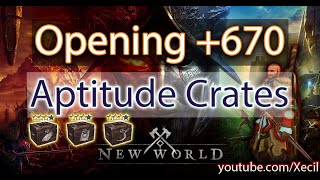 Opening 676 Aptitude Crates In New World