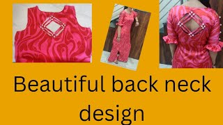 Beautiful back neck design/ गले का बहुत सुंदर डिज़ाइन बनाना सीखें आसानी से/full tutorial