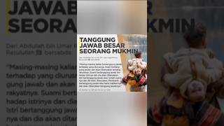 Tanggung Jawab Seorang Mukmin