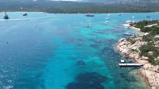 Yacht & Beach. Sardinia summer.