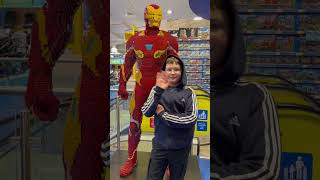 Giant Lego Iron Man