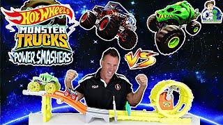 HOT WHEELS  Monster Trucks Power Smashers Charge and Chase Challenge