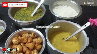 Vegetable Millet Kanji,Pasalaikeerai kootu,Ulundu bonda,Rice/#gangaiherbalkitchen