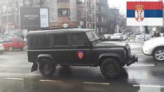 RARE | Gendarmerie responding with Land Rover Defender