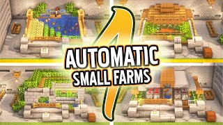 Minecraft | 4 MUST Have Automatic Small Farms Ideas For Your Survival