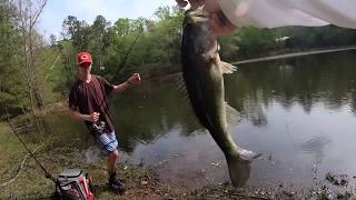 Spring BASS Fishing With ZOOM BAITS (FLUKES And Z-SWIMMERS)