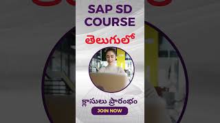 SAP SD Course తెలుగులో #sapsdcontent