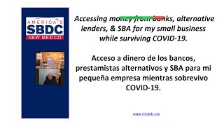 Bilingual Session: Acceso a Recursos Financieros Para las Pequeñas Empresas