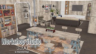 WORKSHOP STUDIO LOFT | The Sims Freeplay | House Tour | Floor Plans | Simspirational Designs