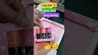 lip tint 3in1 colour 🎨🎁#shots #youtubeshorts