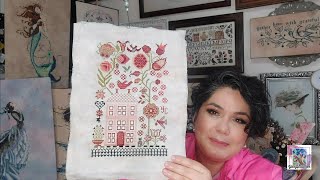 Flosstube en Español 366, Terminado mi Sampler de Las Flores Vibrantes! ¿Cuál sigue ahora?