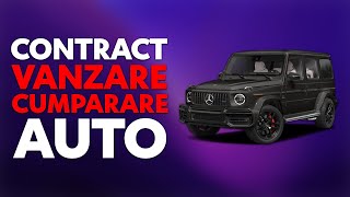 Contract de vanzare cumparare Auto in 3 minute | Cum se face? Tutorial