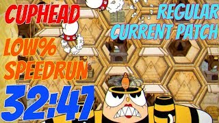 [Former World Record] Low% - 32:47 - Current Patch, Regular, Solo - Cuphead