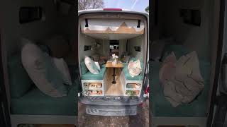 Family campervan  Sprinter LWB with hidden bed ! Luxurious shower and more 😳🚐#vantour#vanbuild