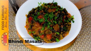 Restaurant Style Masala Bhindi Recipe in Urdu Hindi English || By Food Furious