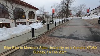 Bike Ride - Yamaha XT250 - Montclair State University + Yogi Berra Museum