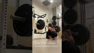 Quick strength session