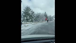 snowfall at Murree Pakistan