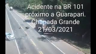 ACIDENTE NA BR 101 PRÓXIMO A GUARAPARI 21/03/2021