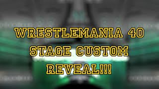 WRESTLEMANIA 40 STAGE custom REVEAL WWE STAGE ANIMATION 2024