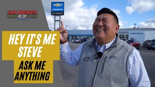 HEY IT'S ME STEVE: #AMA ASK ME ANYTHING! | THE VIDEO YOU MAKE WHEN YOU RUN OUT OF NEW CARS TO SELL.