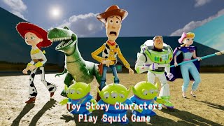 Toy Story Characters Play Squid Game ☠️ /Play On The DISNEY Music