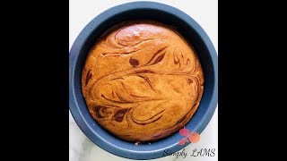 Zebra-Marble Cake | Eggless | Butterless | Simply LAMS