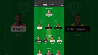 GUY-W vs TKR-W match dream11 team production। GUY-W vs TKR-W match dream 11 team #shorts#dream11#cpl