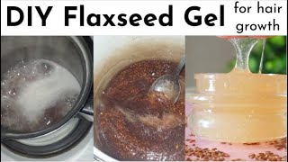 Flaxseed Gel for Fast Hair Growth-get soft, long, silky, fizzy free hair | How to Make Flaxseed Gel