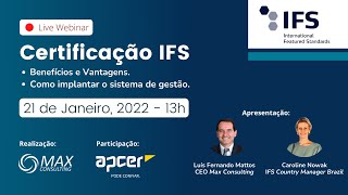 Live Max - Aprenda sobre a Certificação IFS Food